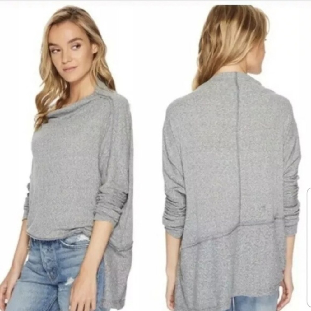 Free People Gray Londontown Thermal